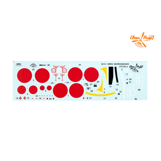 Clear Prop CP72012 1/72 Ki51 Sonia "Reconnaissance", scale plastic